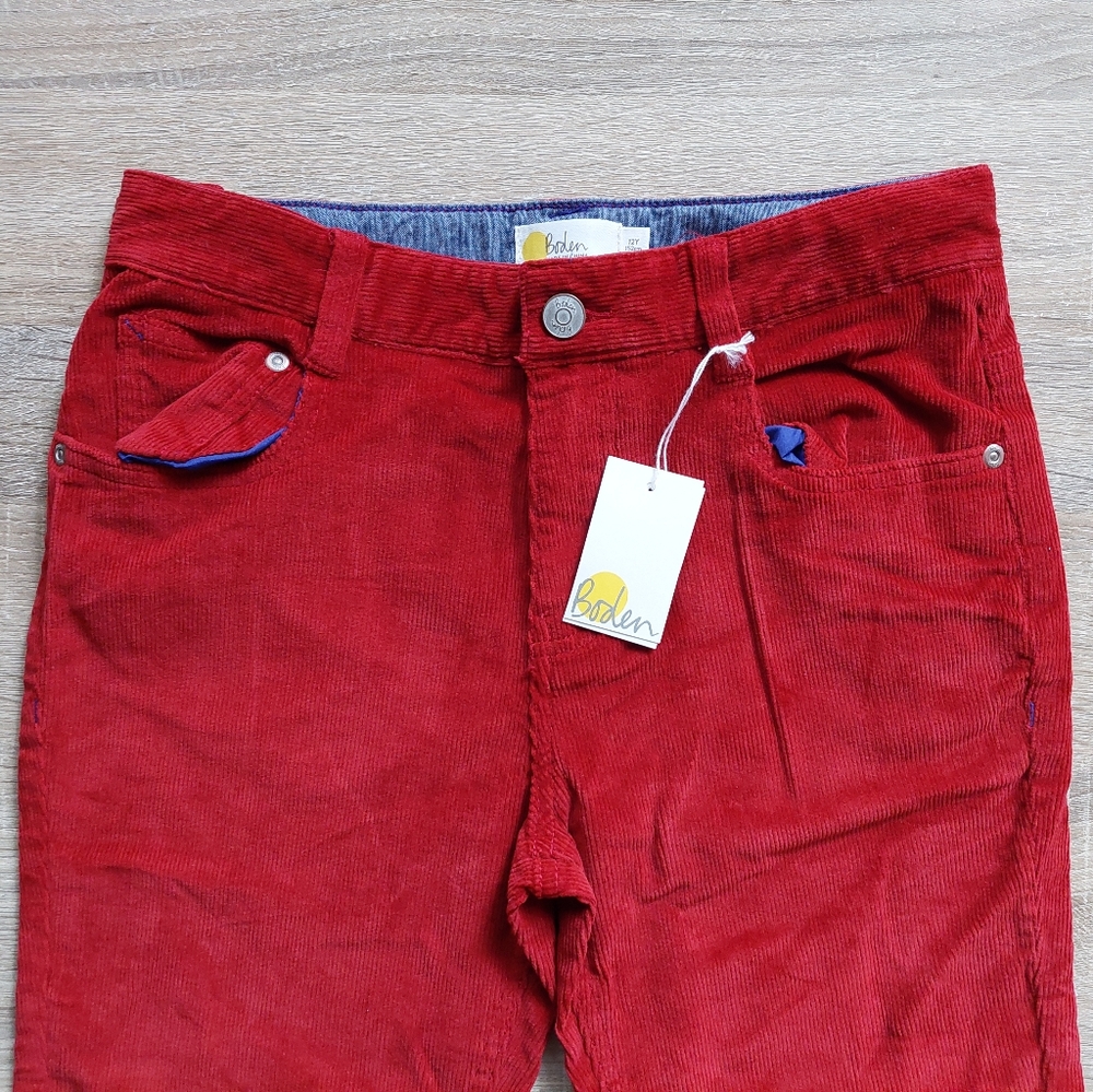 Mini Boden red cords size 12 - Picture 2 of 16